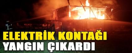 ELEKTR�K KONTA�I YANGIN �IKARDI
