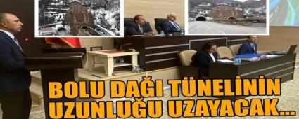 BOLU DA�I T�NEL�N�N UZUNLU�U UZAYACAK�