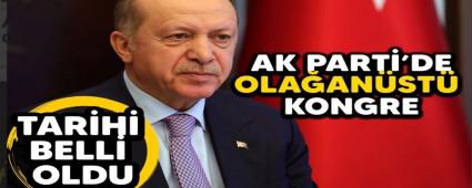 AK PART�\'DE OLA�AN�ST� KONGRE TAR�H� BELL� OLDU