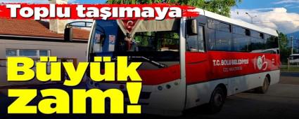 BOLU\'DA �ZEL HALK   OTOB�SLER�NE ZAM