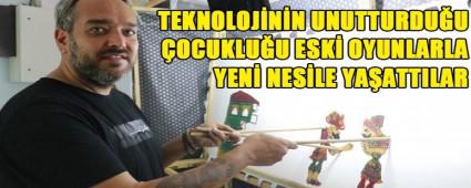 TEKNOLOJ�N�N UNUTTURDU�U �OCUKLU�U  ESK� OYUNLARLA YEN� NES�LE YA�ATTILAR