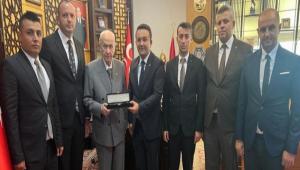 BOLU MHP HEYET�NDEN, DEVLET BAH�EL�\'YE Z�YARET