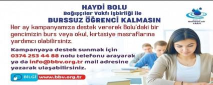 BOLU BA�I��ILAR VAKFI\'NIN BURS BA�VURULARI BA�LADI