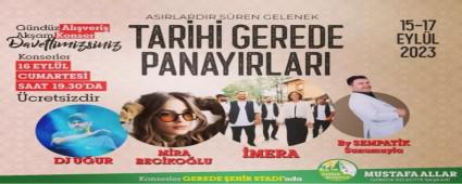 TAR�H� PANAYIRDA K�MLER�N OLACA�I BELL� OLDU