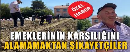 EMEKLER�N�N KAR�ILI�INI ALAMAMAKTAN ��KAYET��LER