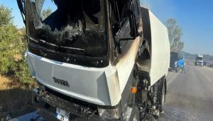 MOTOR KISMINDA �IKAN YANGIN ARACI K�LE �EV�RD�