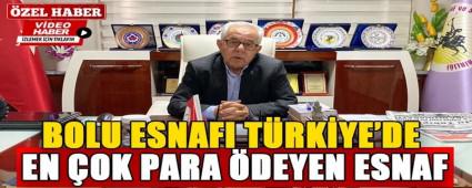 BOLU ESNAFI T�RK�YE\'DE EN �OK PARA �DEYEN ESNAF