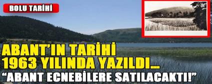 �ABANT ECNEB�LERE SATILACAKTI!�