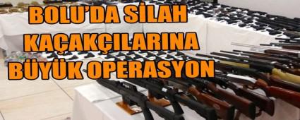 Bolu\'da, silah ka�ak��lar�na operasyon
