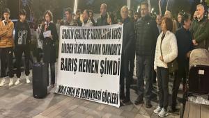 Bolu\'da �srail\'in Gazze\'ye y�nelik sald�r�lar� protesto edildi