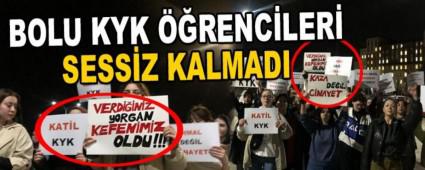 BOLU\'DA KYK\'DA KALAN ��RENC�LER �SYANDA