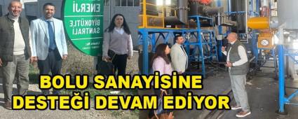 Bolu sanayisine deste�i devam ediyor