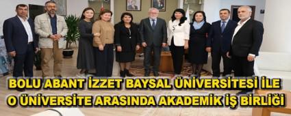 Bolu Abant �zzet Baysal �niversitesi ile o �niversite aras�nda akademik i� birli�i