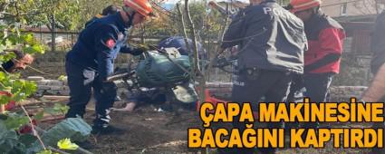 �APA MAK�NES�NE BACA�INI KAPTIRDI