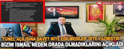 \'T�NEL A�ILI�INA DAVET N�YE ED�LMED�LER\' D�YE YAZMI�TIK... B�Z�M �SMA�L NEDEN ORADA OLMADIKLARINI A�IKLADI