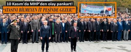 10 Kas�m\'da MHP\'den olay pankart!