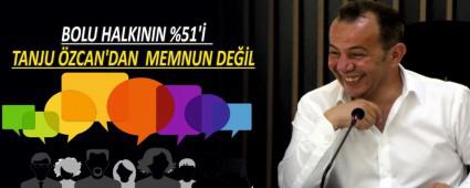BOLU HALKININ %51\'�  TANJU �ZCAN\'DAN  MEMNUN DE��L