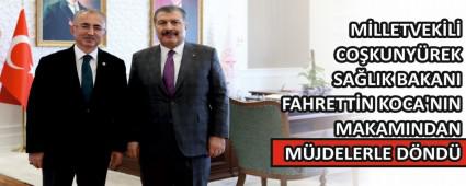 M�LLETVEK�L� CO�KUNY�REK SA�LIK BAKANI FAHRETT�N KOCA\'NIN MAKAMINDAN M�JDELERLE D�ND�