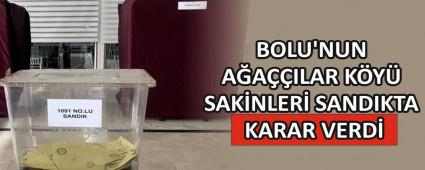 BOLU\'NUN A�A��ILAR K�Y� SAK�NLER� SANDIKTA KARAR VERD�