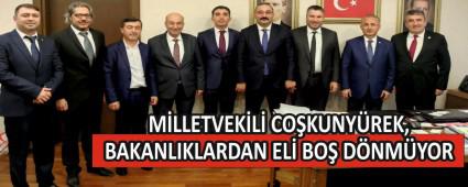M�LLETVEK�L� CO�KUNY�REK, BAKANLIKLARDAN EL� BO� D�NM�YOR