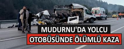 MUDURNU\'DA YOLCU OTOB�S�NDE �L�ML� KAZA