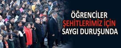 ��RENC�LER �EH�TLER�M�Z ���N SAYGI DURU�UNDA