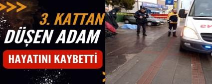 Balkondan d��en ya�l� adam  Hayat�n� kaybetti