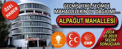 ALPA�UT MAHALLES�NDE 2014 VE 2019 SE��MLER�NDE K�M NE KADAR OY ALDI?