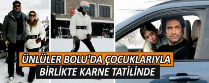 �NL�LER BOLU\'DA �OCUKLARIYLA B�RL�KTE KARNE TAT�L�NDE