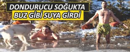 DONDURUCU SO�UKTA  BUZ G�B� SUYA G�RD�