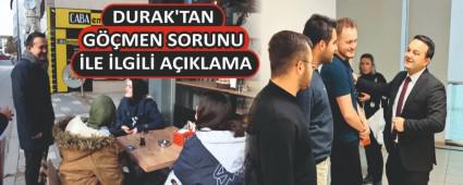 DURAK\'TAN G��MEN SORUNU �LE �LG�L� A�IKLAMA