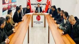 Bolu �lk� Ocaklar�, MHP �l Ba�kan� �elikkol\'a Ziyarette Bulundu