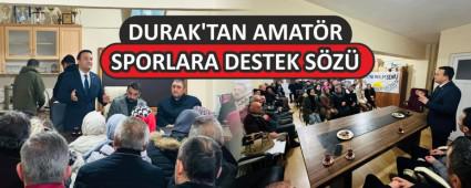 DURAK\'TAN AMAT�R SPORLARA DESTEK S�Z�