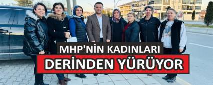 MHP\'N�N KADINLARI DER�NDEN Y�R�YOR