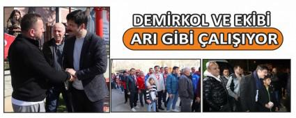 DEM�RKOL VE EK�B� ARI G�B� �ALI�IYOR