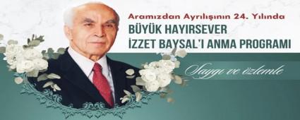 �zzet Baysal\'� Anma Program�