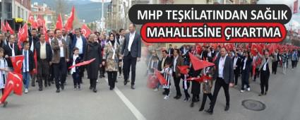 MHP TE�K�LATINDAN SA�LIK MAHALLES�NE �IKARTMA
