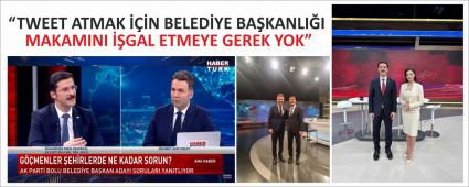  �TWEET ATMAK ���N BELED�YE BA�KANLI�I MAKAMINI ��GAL ETMEYE GEREK YOK�