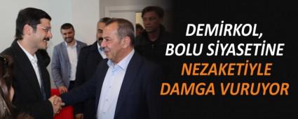 DEM�RKOL, BOLU S�YASET�NE NEZAKET�YLE DAMGA VURUYOR