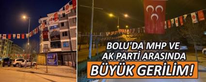 BOLU\'DA MHP VE AK PART� ARASINDA B�Y�K GER�L�M!