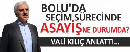 BOLU\'DA SE��M S�REC�NDE ASAY�� NE DURUMDA?