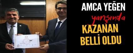 Amca ye�en yar���nda kazanan belli oldu