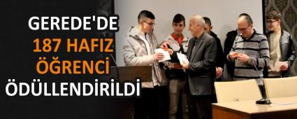 GEREDE\'DE 187 HAFIZ ��RENC� �D�LLEND�R�LD�