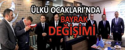 �LK� OCAKLARI\'NDA BAYRAK DE����M�
