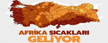 AFR�KA SICAKLARI GEL�YOR