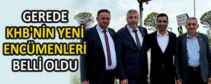 Gerede KHB\'nin Yeni Enc�menleri Belli Oldu