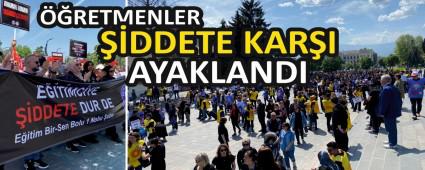 ��RETMENLER ��DDETE KAR�I AYAKLANDI