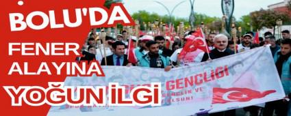 Bolu\'da fener alay�na yo�un ilgi