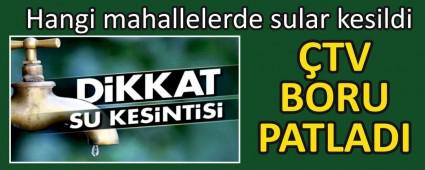 �TV BORU PATLADI