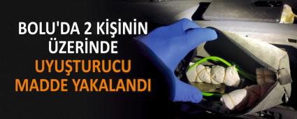 BOLU\'DA 2 K���N�N �ZER�NDE UYU�TURUCU MADDE YAKALANDI
